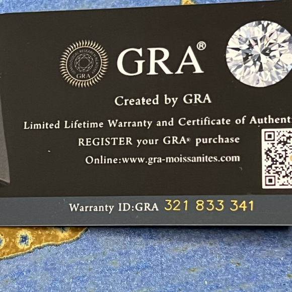 Diamond 4 ct tw round brilliant cut lab grown stud diamond earrings certified - Picture 11 of 12